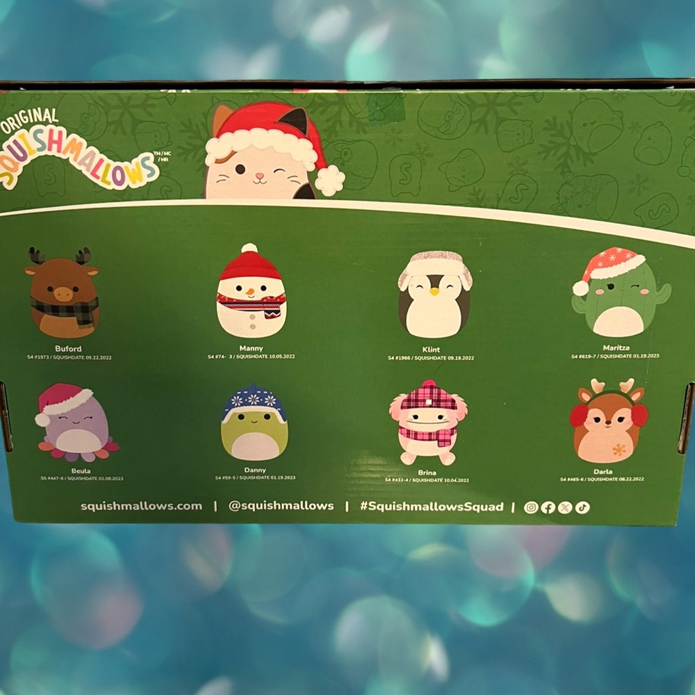 Squishmallows Holiday 8-Pack Plush Set - Picture 3 of 9